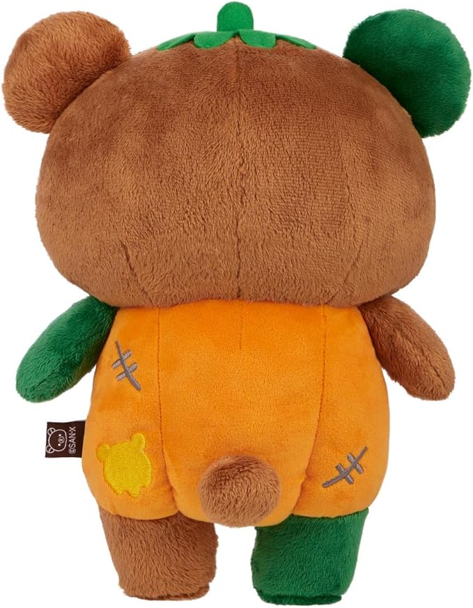San-X Original Rilakkuma Halloween Monster Series Plush - 13" Pumpkin Chairoikoguma