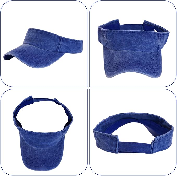 Marrywindix 1 Piece of Sport Wear Athletic Visor Sun Sports Visor Hat Visor Adjustable Cap for Women and Men