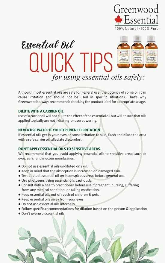 Greenwood Essential Pure Mandarin Essential Oil (Citrus reticulata) with Glass Dropper Steam Distilled 5ml (0.16 oz)