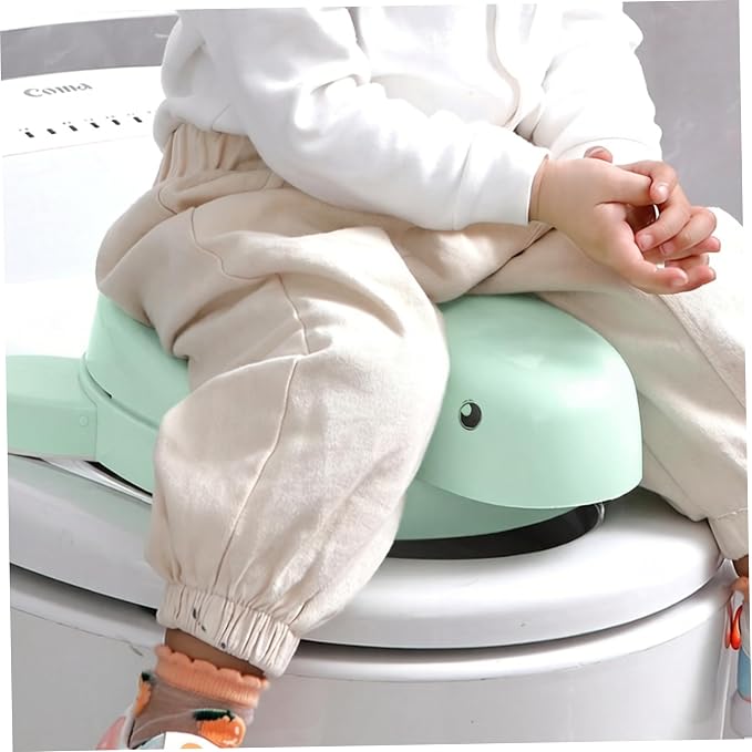 Portable Toddler Potty Foldable Travel Potty for Children Multi use Portable Kids Toilet Light Green