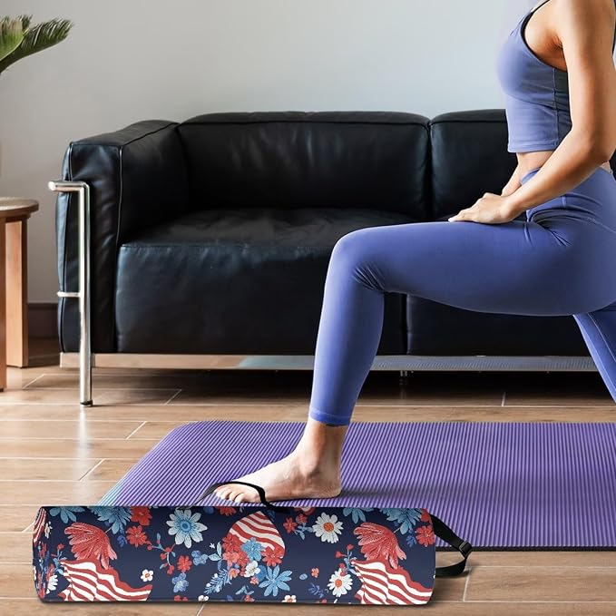 Yoga Mat Bag with Adjustable Shoulder Strap and Handle Zipper, 30in Wide x 6.3in Diameter for Yoga Mat Storage