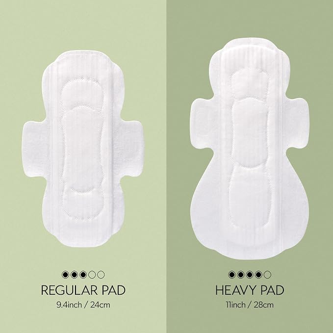 INERTIA The Prism Super – Truly Organic Ultra Thin & Leak-Proof Organic Cotton Korean Pads with Wings | Heavy Absorbency | Hypoallergenic, Super Absorbent, Chlorine-Free & Fragrance-Free (40 Count)