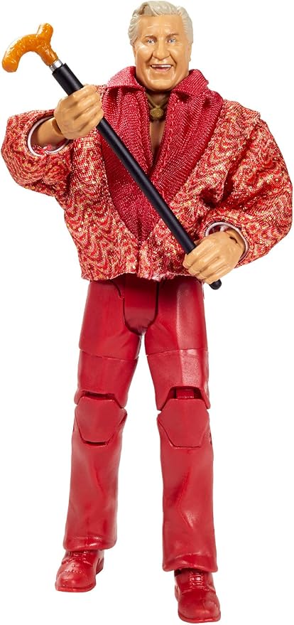 WWE MATTEL Elite Collection Classy Freddie Blassie Deluxe Action Figure with Realistic Facial Detailing, Iconic Ring Gear & Accessories