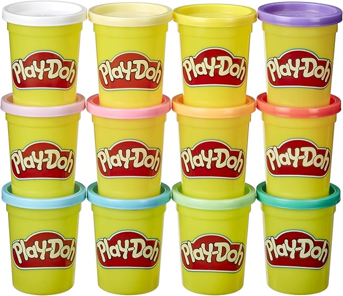 Play-Doh Create ‘n Go Pets Playset Bulk Spring Colors 12-Pack Bundle