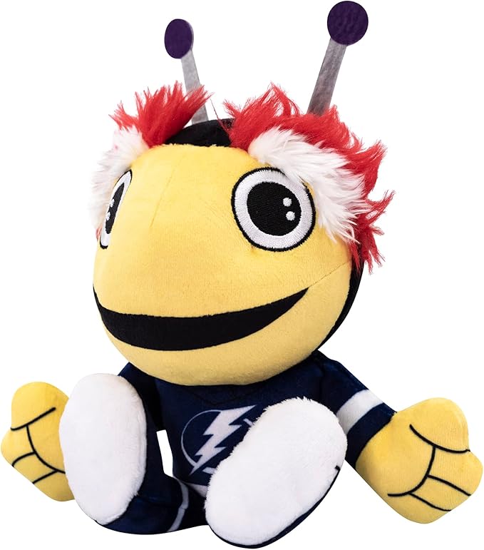 Bleacher Creatures Tampa Bay Lightning Thunderbug 8" Kuricha Mascot Sitting Plush - Soft Chibi Inspired Mascot