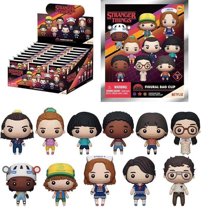 Stranger Things 3D Foam Bag Clip - Series 3