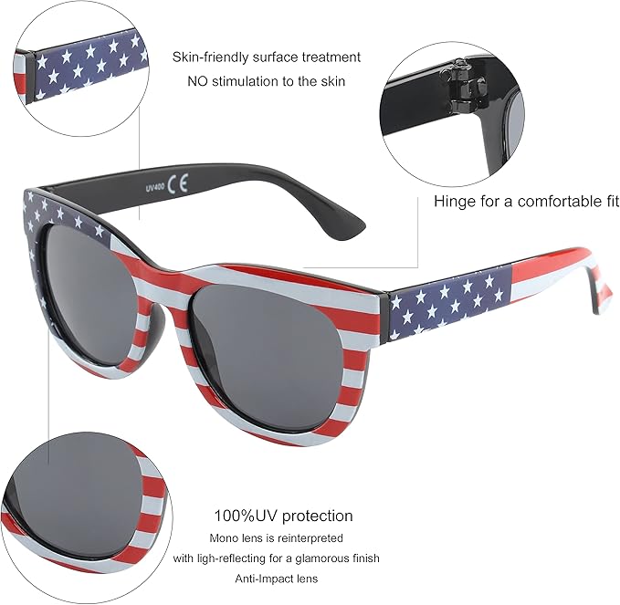 KENBO Kids Sunglasses for Girls UV Protection Toddler Sunglasses