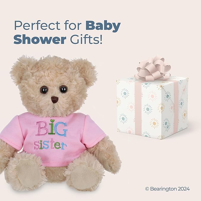 Bearington Big Sister Teddy Bear, 12 Inch Big Sister Stuffed Animal