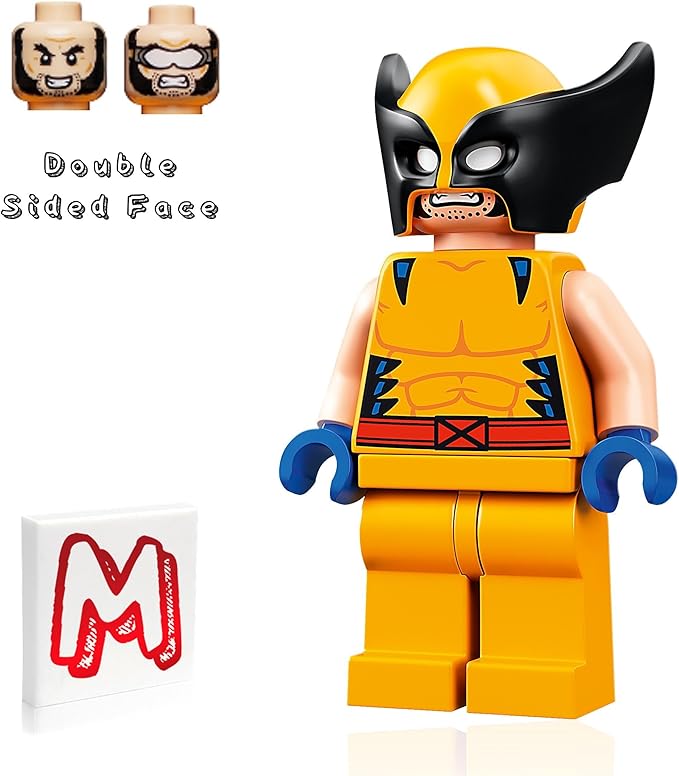 LEGO Marvel Super Heroes X-Men Minifigure - Wolverine with Mask and Claws (76202)