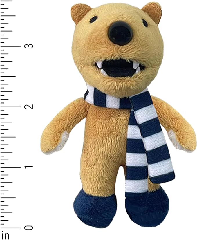 Bobbi-Dobbiez Attachable Plushie Penn State Nittany Lion Mascot – Attaches to Backpacks, Bags, Shoes, Water Bottles, and More