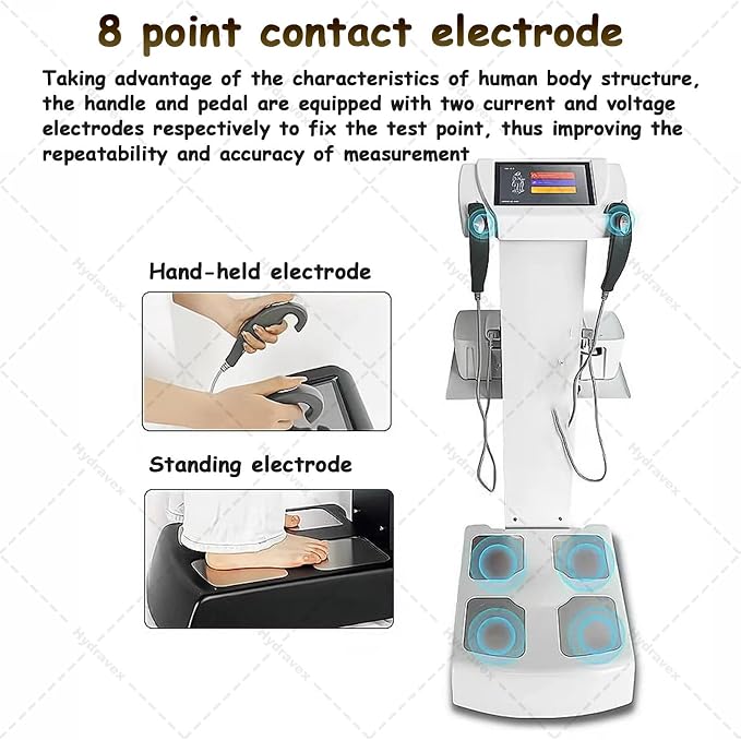 Digital Body Composition Analyzer with Ultrasonic Technology and Printer for BMI Measurement in Pharmacy and Hospital Settings
