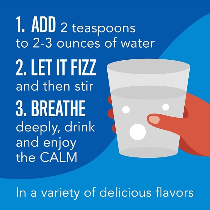 Natural Vitality Orange Flavor Magnesium Anti-Stress Drink Mix, 8 OZ