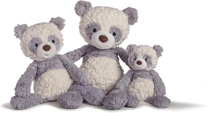 Mary Meyer Stuffed Animal Putty Collection Soft Toy, 11-Inches, Small Shadow Panda Bear