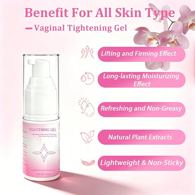 Vaginal Tightening Gel - Nstant Tightener, Firming Tightener for Women | Fast-acting Tightener - Natural Firming and Toning - Moisturizing and Hydrating Intimate Well-Being-1.18oz