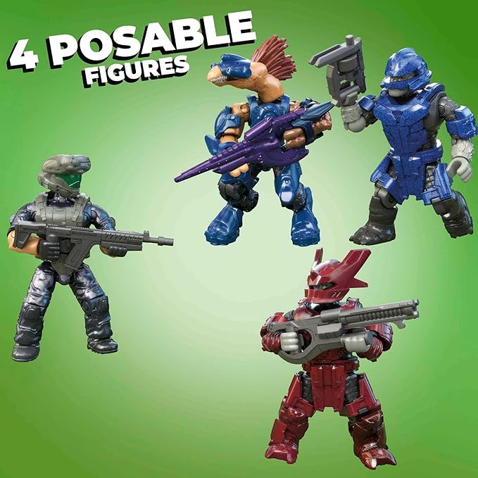MEGA Halo UNSC Gungoose Gambit Attack Vehicle Halo Infinite Construction Set, Building Toys for Boys