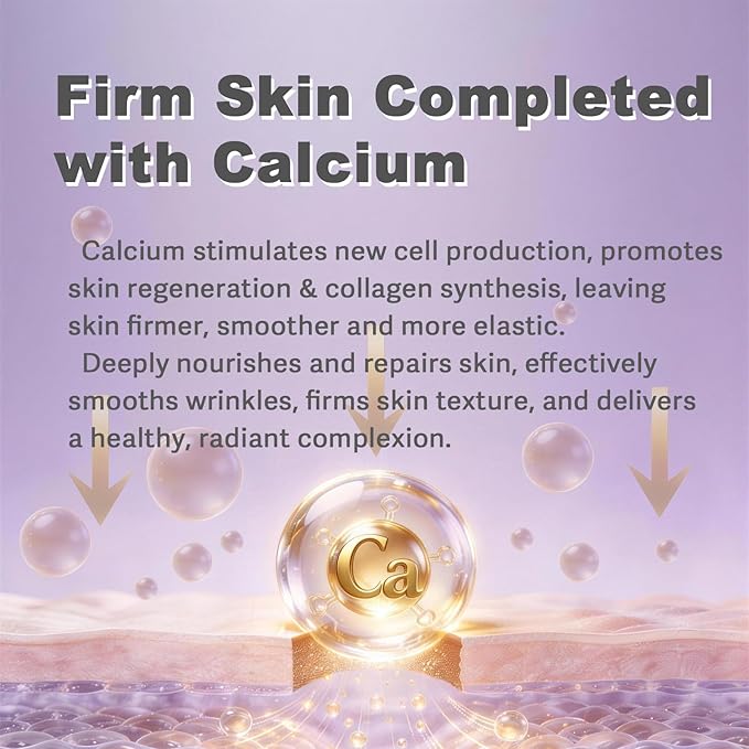 Calcium Daily Skincare Set, Calcium Volume Multi Balm Stick + Eye patch 60ea + Calcium Cream, Firming-Looking Skin & Under-eye hollow plumping, Targets Wrinkles, Fine lines Dark Circles & Puffiness