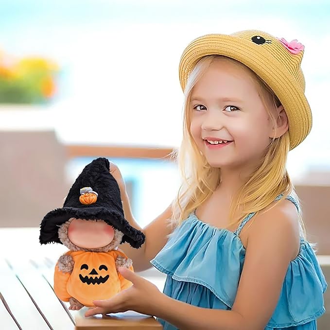 Clothes Fit for 17CM Doll, Fashion Doll Clothes Outfit Set Cute Theme Designer Toys Dress Accessories for Collector Fans Display (Little Pumpkin)