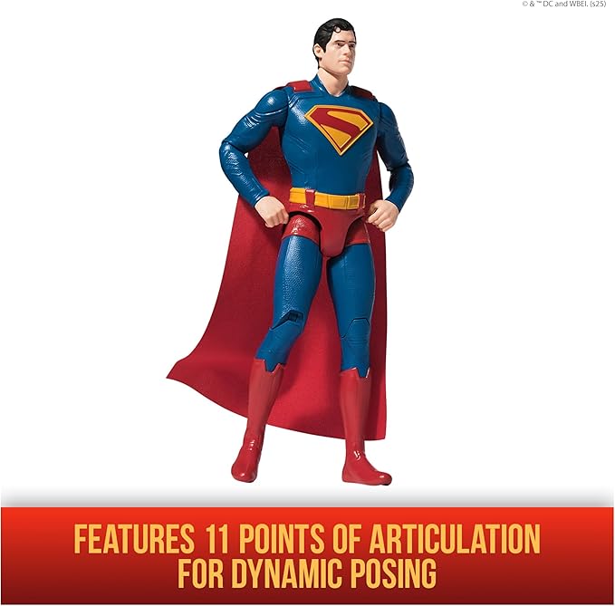 DC Comics, Superman 12-inch Superhero Action Figure, Kids Toys for Boys and Girls Pretend Play, for Ages 4 and Up