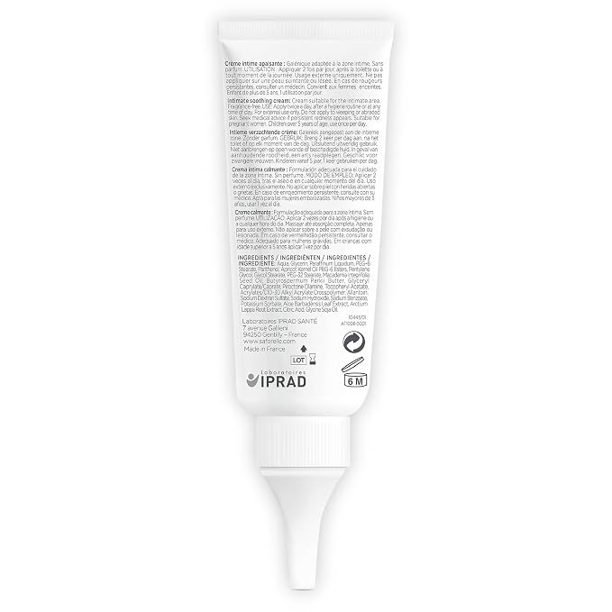 Saforelle Intimate Soothing Cream, 40 ml | Intimate Cream with Burdock Extract, Helps Soothe Irritation and Discomfort