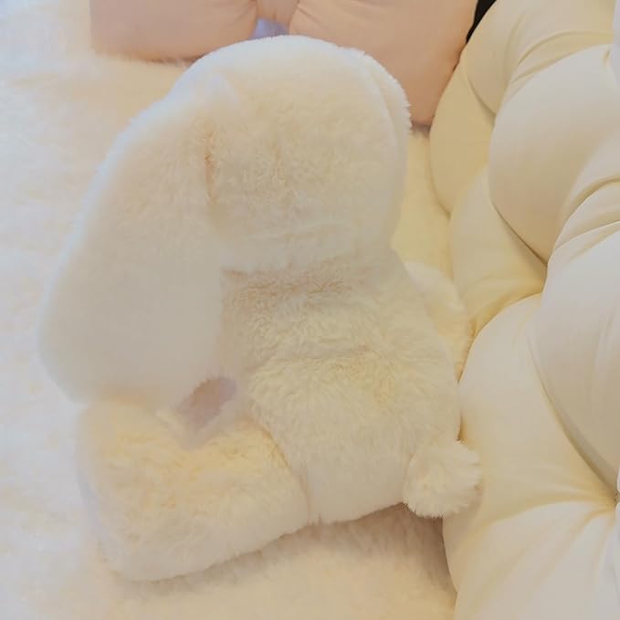 9" Easter Bunny Stuffed Animals, Safe Material Soft Washable Stuffed Bunny, Cute Plush Toy Rabbit Easter Decoration Birthday Gift for Boys and Girls, Beige