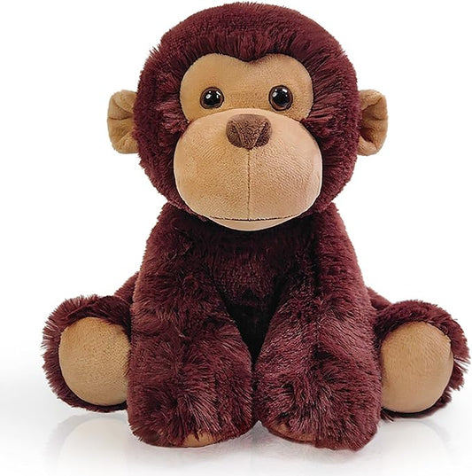 Monkey Stuffed Animal Toy, Soft Huggable Monkey Plush Toys for Kids, Cute Animal Gift for Boys Girls and Toy for 1-3 Toddlers -8.5 Inch