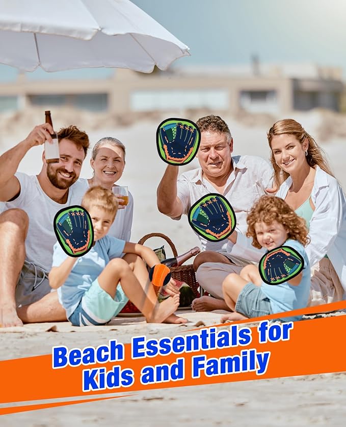 Aywewii Toss and Catch Ball Game Outdoor Beach Pool Toys for 3 4 5 6 7 8 Year Old Toddlers Boys Girls Kids Toys Birthday Gift Baseball Training Outside Lawn Camping Yard Games