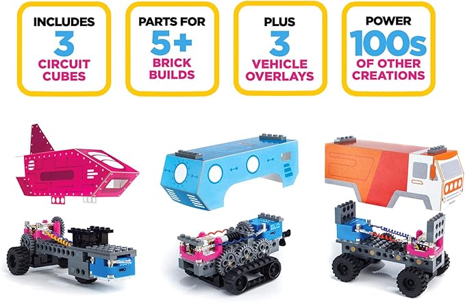 Gears GO! Multi-Vehicle Mobility Launch Kit - Engineering STEM Kit for Children and Adults