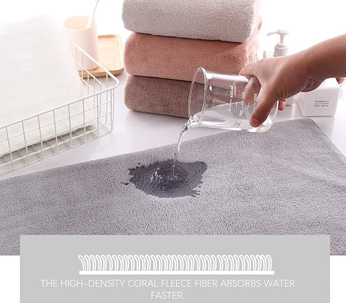 TENSTARS 12 Pack Premium Washcloths Set - Quick Drying- Soft Microfiber Coral Velvet Highly Absorbent Wash Clothes - Multipurpose Use as Bath, Spa, Facial, Fingertip Towel (Aquamarine)