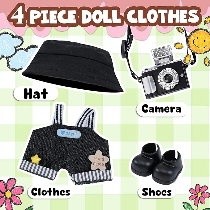 Cute Doll Clothes Outfits Women Adult Sister Friend Happy Birthday Gift 6 7 8 9 10 11 12 13 14 15 16th 18th 19th 20th 21th 30th Year Old Funny Teen Girl Trendy Gift Present Ideas