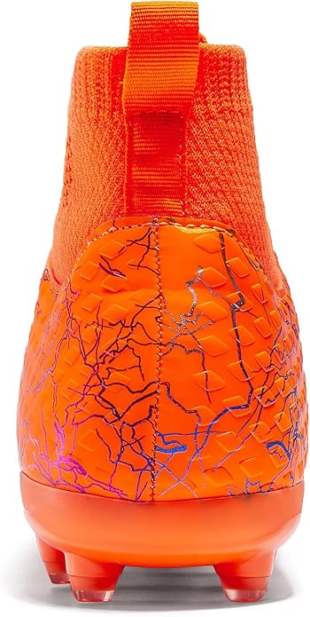 Boys Girls Soccer Cleats High-top Training Football Cleats Kids Ankle-high Soccer Shoes Lightweight Outdoor Futsal