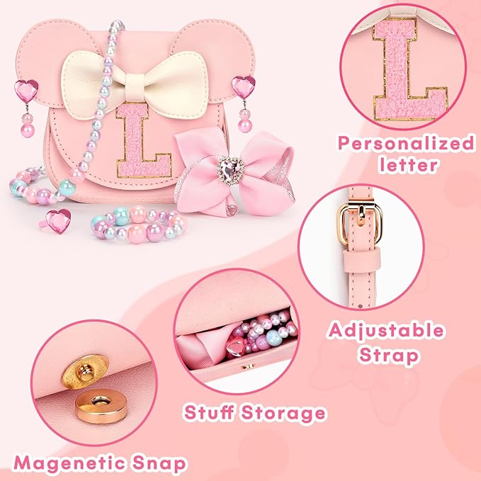 mibasies Toddler Purse Gifts for Girls: 3 Year Old Girl Gifts, Mouse Toys Purse Set