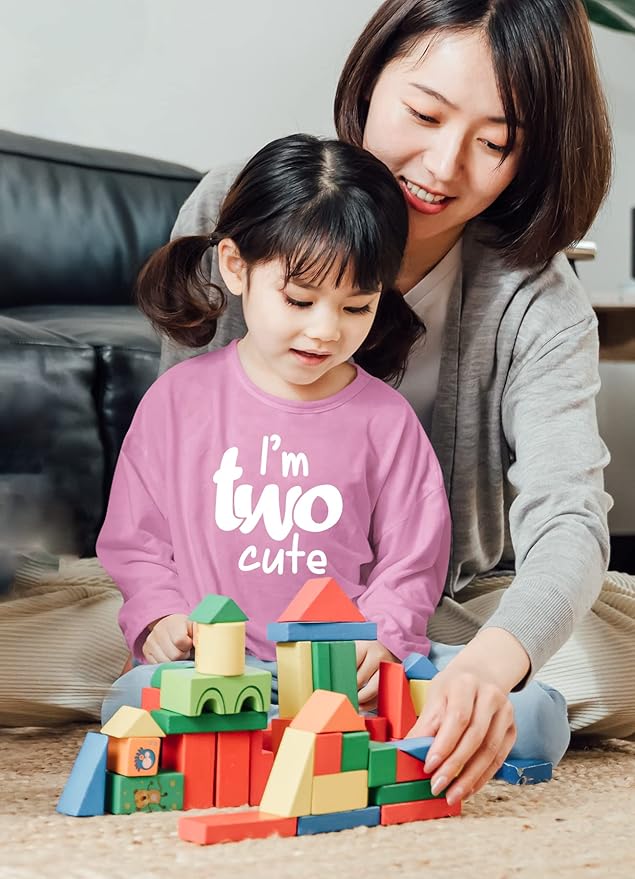 2nd Birthday Outfits for Toddler Girls im Two Cute Shirt Girl 2 Years Old Second Birthday