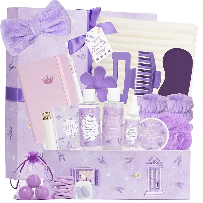 Get Well Soon Gifts for Women, 33 Pcs XXL Bath and Body Gift, Skin Care Set | Self Care Gifts Set, Mother's Day, Birthday, Home Spa Kit, Holiday, Christmas, facial care kit for Mom Her Wife Girlfriend