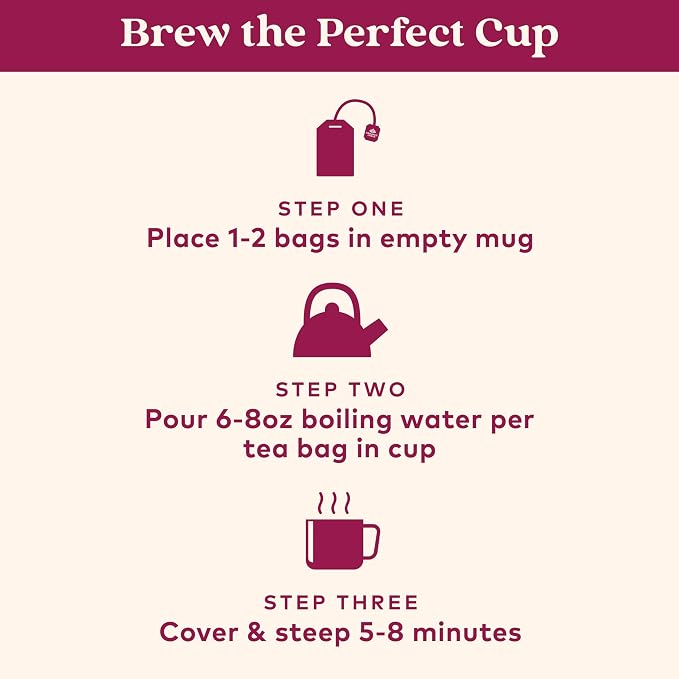 ORGANIC INDIA Tulsi Hibiscus Tea Bags - Holy Basil Herbal Tea, Stress Relieving, Calming, Immune Support, USDA Organic, Caffeine Free -18 Bags, 3 Pack
