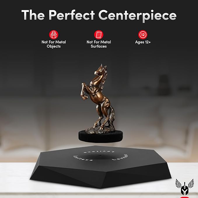 Levitexa Nimbus Levitating Display - Floating Display, Levitating Stand, Levitation Decor, Magnetic Stand, Magnetic Levitation for Figures and Toys - 400 grams Capacity