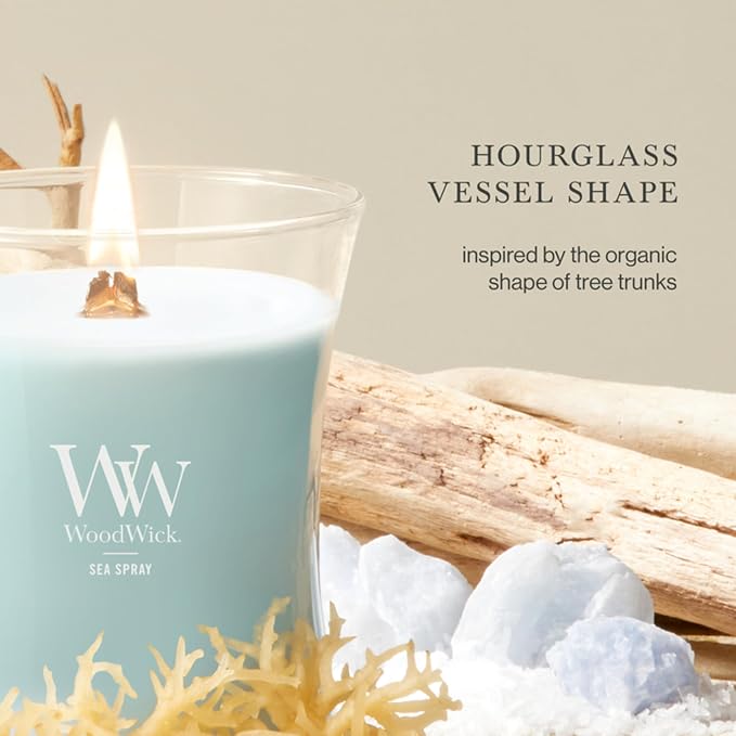 Woodwick Sea Spray Medium Hourglass Candle