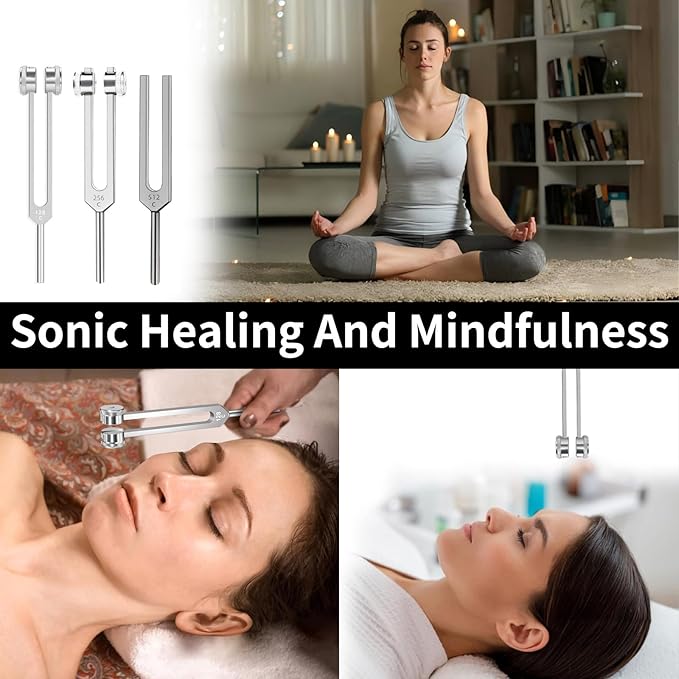 Propelify 128 hz Healing Instrument, Aranovia 128 hz - Healing Tuning Fork, Perfect for Chakra Healing, Sound Therapy, and Meditation — Ideal Gift Choice