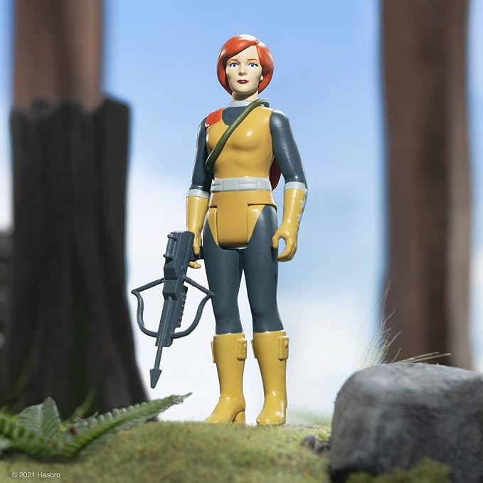 Super7 G.I. Joe Scarlett - 3.75" G.I. Joe Action Figure with Accessories Classic Cartoon Collectibles and Retro Toys