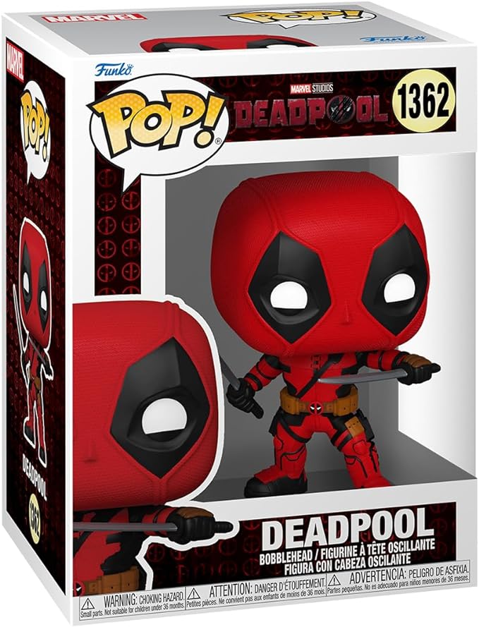 Funko POP! Marvel: Deadpool & Wolverine - Deadpool - Collectable Vinyl Figure - Gift Idea - Official Merchandise - for Kids & Adults - Movies Fans - Model Figure for Collectors and Display