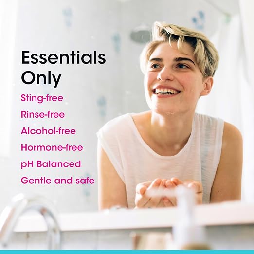 vH essentials Intimate Cleansing Spray with Hypochlorous Acid 3 fl oz – Gentle, pH-Balanced Feminine Cleanser for Odor Control, Freshness & Comfort – Alcohol-Free, Sting-Free