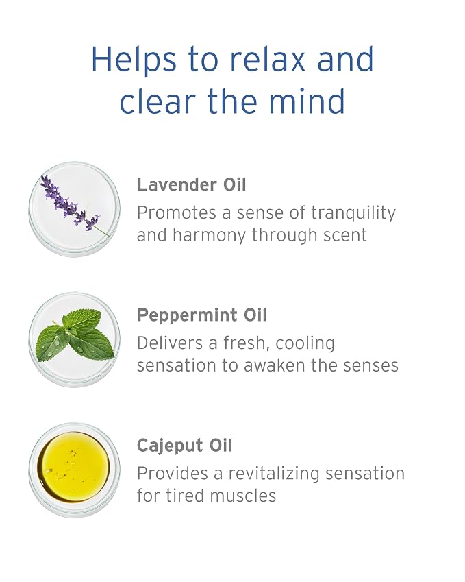 Kerstin Florian Organic Calm Mind Aromatherapy Oil | with Lavender | Peppermint and Cajeput (.5 fl oz)