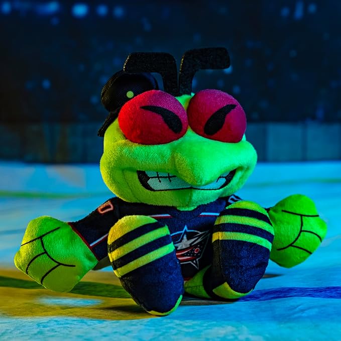 Bleacher Creatures Columbus Blue Jackets Stinger 8" Kuricha Mascot Sitting Plush - Soft Chibi Inspired Mascot