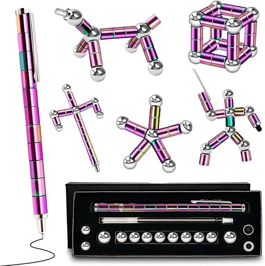 Fidget Pen Gift for Teen Boys - Magnetic Pen Cool Birthday Gifts for 10 11 12 13 14 15 16 17 18 Year Old Girls - Popular Gifts for Teenage Young Men Magnet Toys Men's High School Graduation Gifts