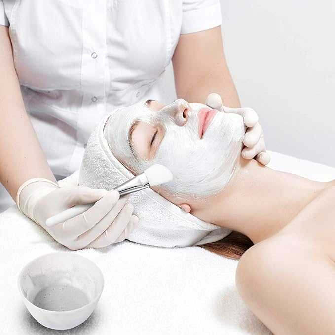 3.3 Inch Silicone Facial Mask Mixing Bowl for Facial Mask, Mud Mask and Other Skincare Products Medium Multi colored 5 Pcs.