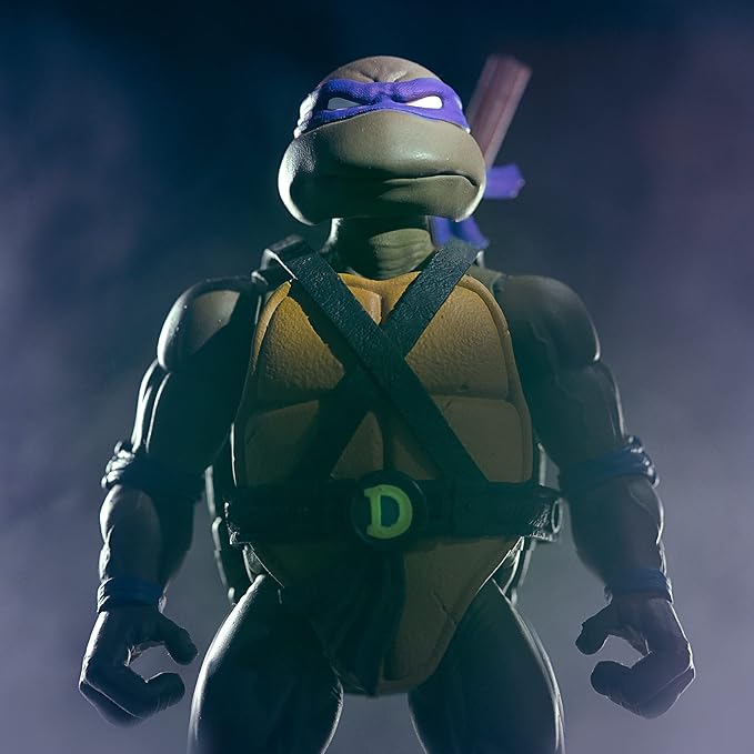 Super7 ULTIMATES! Teenage Mutant Ninja Turtles Donatello - 7" TMNT Action Figure with Accessories Classic Cartoon Collectibles and Retro Toys