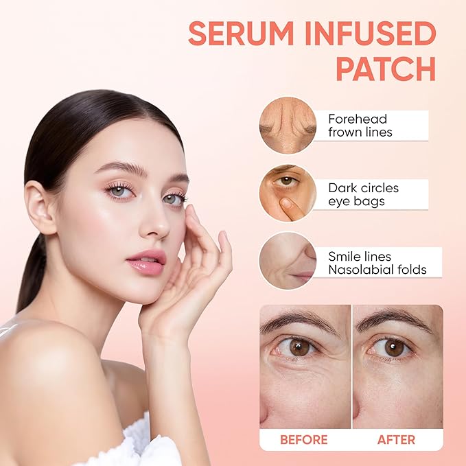 Eye Patches – Under Eye Smile Line Patches (2BOX(6 Pairs))