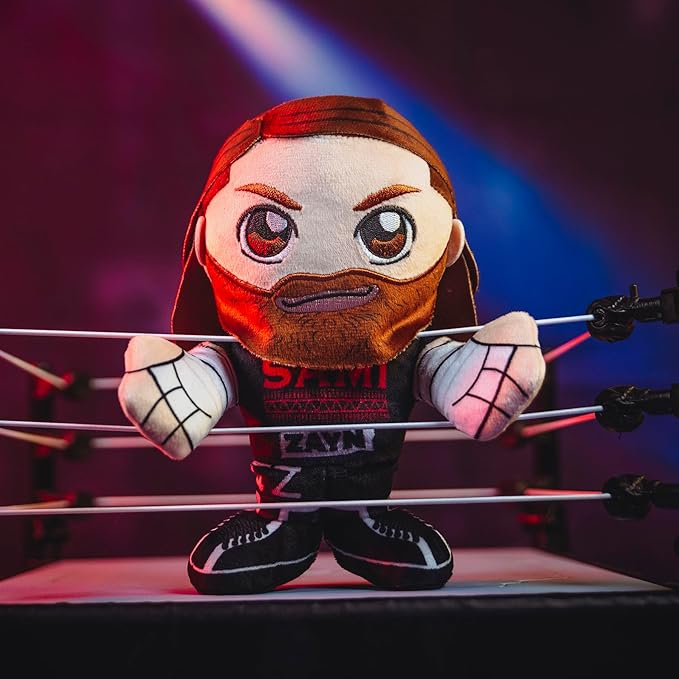 Bleacher Creatures WWE Sami Zayn 8" Kuricha Plush - Soft Chibi Inspired Toy