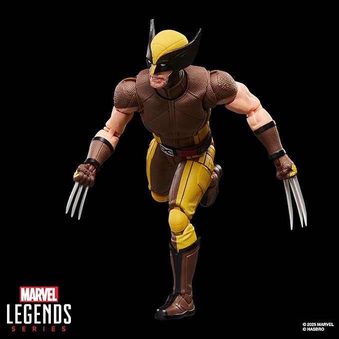 Marvel Legends Series Wolverine (Brown Suit), Marvel Studios' Deadpool & Wolverine Movie Collectible 6-Inch Action Figure Gift