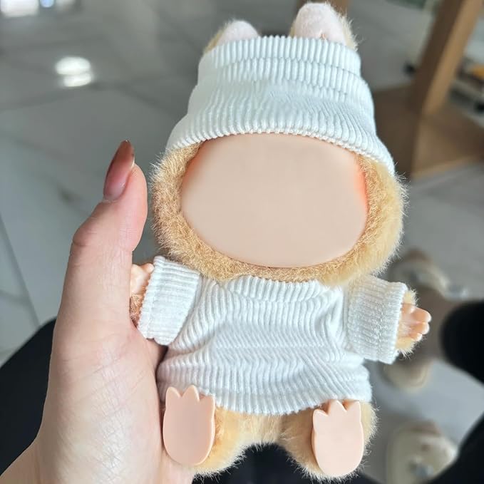 Clothes Fit for 17CM Doll, Fashion Doll Clothes Outfit Set Cute Theme Designer Toys Dress Accessories for Collector Fans Display (D White Set)