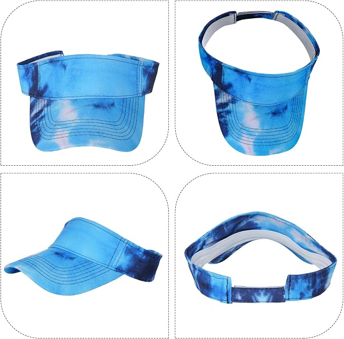 Marrywindix 1 Piece of Sport Wear Athletic Visor Sun Sports Visor Hat Visor Adjustable Cap for Women and Men